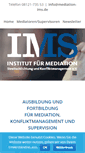 Mobile Screenshot of mediation-ims.de